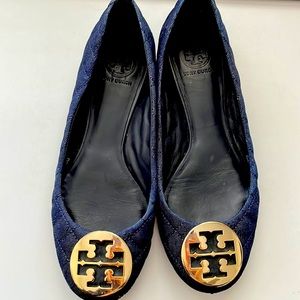 Denim Tory burch ballet flats ss 10